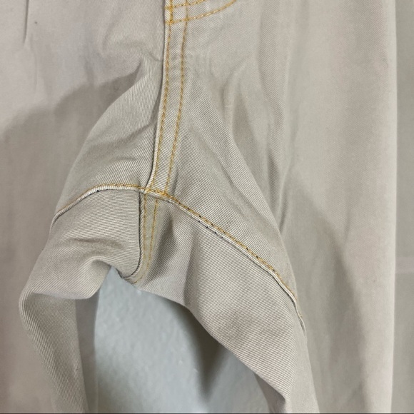 Tom James Blue Delta Mens Raw Denim Tan Custom Bespoke Jeans Size 41 x 29 - Picture 5 of 11